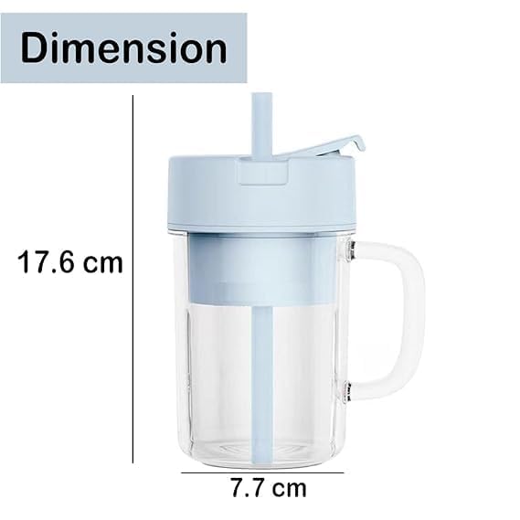 Multifunctional Portable Juicer Cup with Straw | 420ml | USB Rechargeable | Travel - Friendly Mini Blender for Smoothies & Juices - CARTitCARTitCARTit