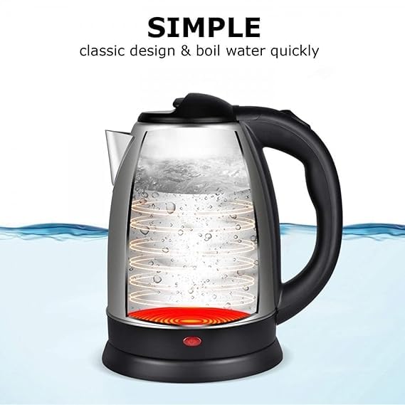 Scarlett Electric Kettle 2 Litre Multipurpose Large Size Tea Coffee Maker Water Boiler with Handle - CARTitCARTitCARTit