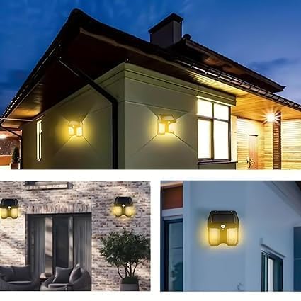 THE DIFFERENCE CL - 228 Solar Sensor Light Human Body Induction Light Operated Outdoor Wall Lamps Home Decorative Wall Lamp Lights Solar Garden Lights - CARTitCARTitCARTit