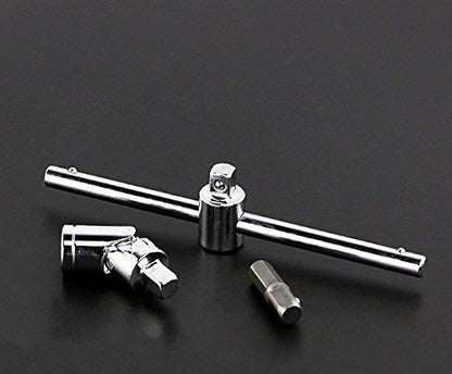 46 - in - 1 Multi - Purpose Hand Tool Kit With Screwdriver and 1/4 inch Drive Socket Set, Wrench Set, Precision Socket Set for Bike and Car Maintenance - CARTitCARTitCARTit