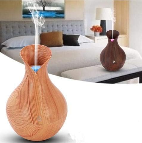 Wooden Cool Mist Humidifiers Essential Oil Diffuser Aroma Air Humidifier with Colorful Change for Office, humidifiers for Home, humidifier for Room (Wood Colour) - CARTitCARTitCARTit