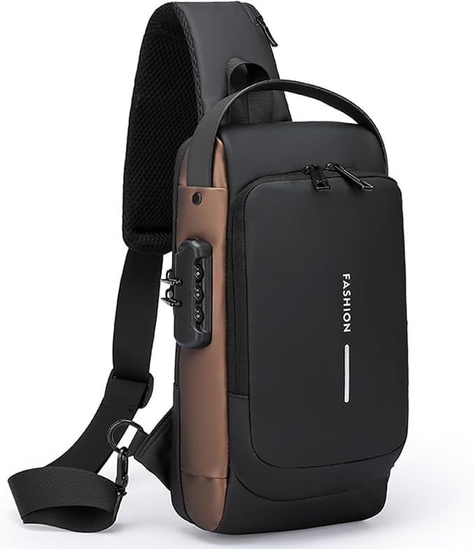 Anti Theft Backpack for Women, Sling Bag For Men CrossBody Backpack For Men Women, Anti - Theft Chest Bag With USB Charging Port, Messenger Bags, Casual Shoulder Bag, Handbag - CARTitCARTitCARTit