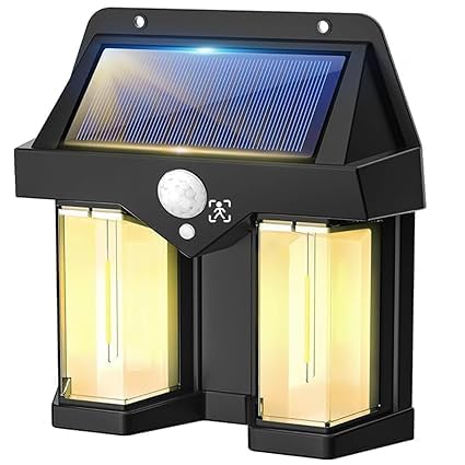 THE DIFFERENCE CL - 228 Solar Sensor Light Human Body Induction Light Operated Outdoor Wall Lamps Home Decorative Wall Lamp Lights Solar Garden Lights - CARTitCARTitCARTit