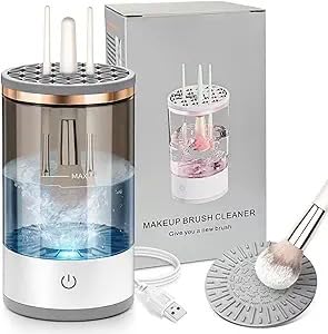 Your E - store Electric Makeup Brush Cleaning Machine – Automatic Makeup Brush Cleaner and Dryer for Quick Deep Cleaning – Portable Easy to Use and Suitable for All Brush Sizes - CARTitCARTitCARTit