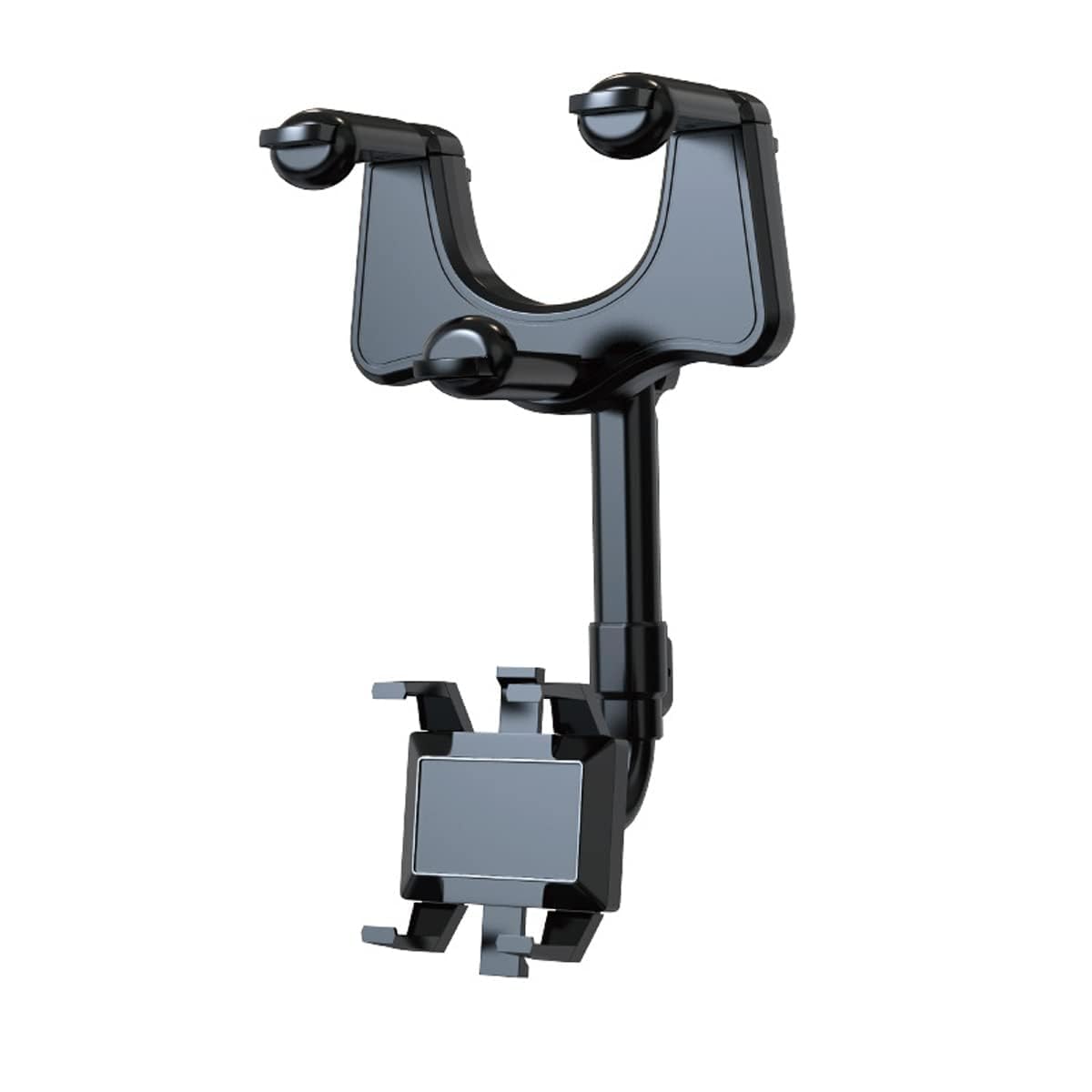 360 Rotatable and Retractable Car Phone Holder Multifunctional Car Rearview Mirror Phone Holder, 360 Degree Rotatable Rear View Mirror Phone Mount, for All Mobile Phones - CARTitCARTitCARTit