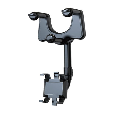 360 Rotatable and Retractable Car Phone Holder Multifunctional Car Rearview Mirror Phone Holder, 360 Degree Rotatable Rear View Mirror Phone Mount, for All Mobile Phones - CARTitCARTitCARTit