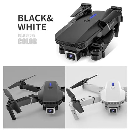 E88 Drone with 1080P Camera – Dual Battery | One - Key Takeoff/Landing, Altitude Hold, Obstacle Avoidance, 360° Flip, Aerial Photography Drone - CARTitCARTitCARTit