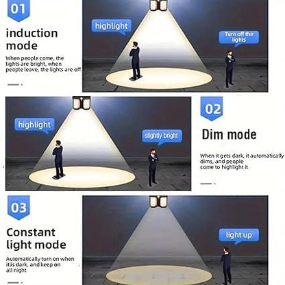 THE DIFFERENCE CL - 228 Solar Sensor Light Human Body Induction Light Operated Outdoor Wall Lamps Home Decorative Wall Lamp Lights Solar Garden Lights - CARTitCARTitCARTit