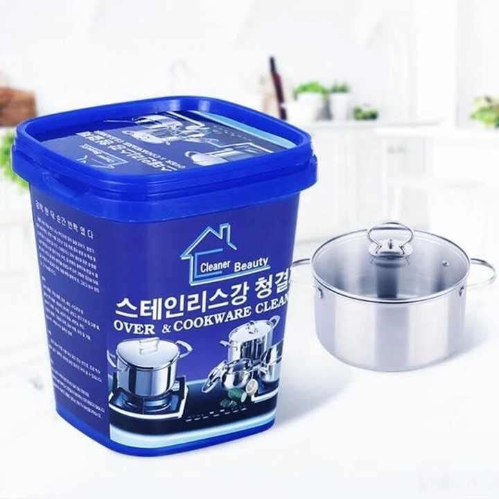 Oven & Cookware Cleaner Powder | Stainless Steel Cleaning Paste Remove Stains from Pots Pans Multi - Purpose Cleaner - CARTitCARTitCARTit