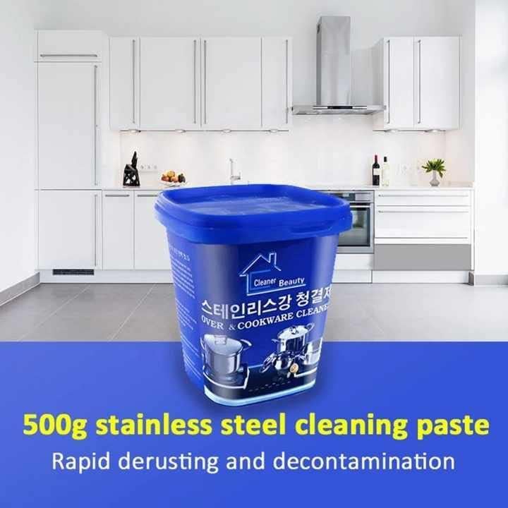 Oven & Cookware Cleaner Powder | Stainless Steel Cleaning Paste Remove Stains from Pots Pans Multi - Purpose Cleaner - CARTitCARTitCARTit