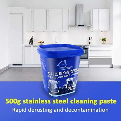 Oven & Cookware Cleaner Powder | Stainless Steel Cleaning Paste Remove Stains from Pots Pans Multi - Purpose Cleaner - CARTitCARTitCARTit