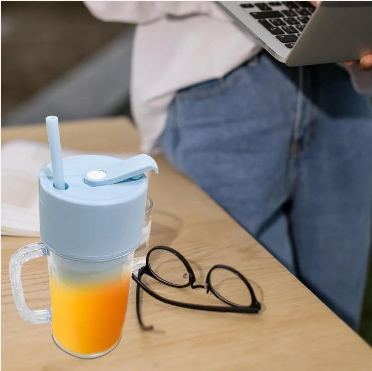 Multifunctional Portable Juicer Cup with Straw | 420ml | USB Rechargeable | Travel - Friendly Mini Blender for Smoothies & Juices - CARTitCARTitCARTit