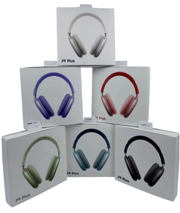 P9 Wireless Over - Ear Bluetooth Headphones | Hi - Fi Sound, Foldable Design, Built - in Mic, Deep Bass, Comfortable Earpads - CARTitCARTitCARTit