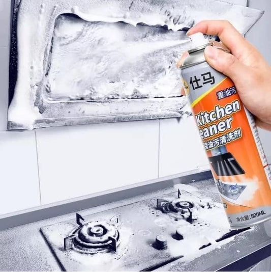 Kitchen Cleaner Spray Oil & Grease Stain Remover Stove & Chimney Cleaner Spray Non - Flammable Nontoxic Magic Degreaser Spray for Kitchen Gas Stove Cleaning (Kitchen Cleaner Spray 500 ml) - CARTitCARTitCARTit