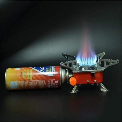 Portable Gas Stove, Camping Gas Stove, Butane Gas Stove, Small Gas Stove for Travelling, Mini Stove with Folding Furnace and Stainless Steel Body with Storage Bag for Hiking and Picnic - CARTitCARTitCARTit