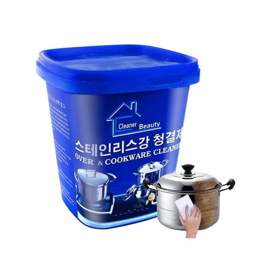 Oven & Cookware Cleaner Powder | Stainless Steel Cleaning Paste Remove Stains from Pots Pans Multi - Purpose Cleaner - CARTitCARTitCARTit