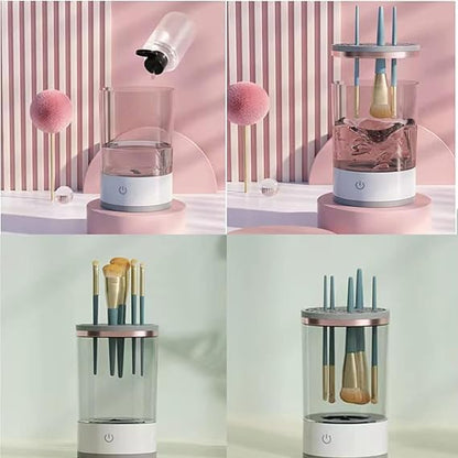 Your E - store Electric Makeup Brush Cleaning Machine – Automatic Makeup Brush Cleaner and Dryer for Quick Deep Cleaning – Portable Easy to Use and Suitable for All Brush Sizes - CARTitCARTitCARTit