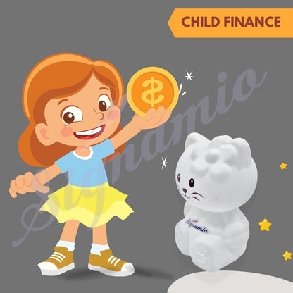Piggy Bank for Girls and Boys Charming Money Box, Kiddy and Mini Bank, Perfect Savings Coin Box and Gullak for Kids - CARTitCARTitCARTit