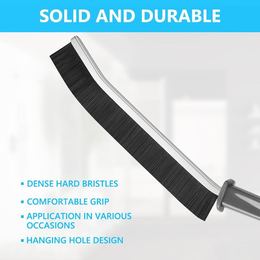 Hard Bristle Crevice Cleaning Brush - Cleaning Tools for Household Use, Multifunctional Gap Cleaning Supplies for Kitchen, Bathroom, Toilet, Window, Vehicle, Faucets, Grout, Home, Plastic - CARTitCARTitCARTit