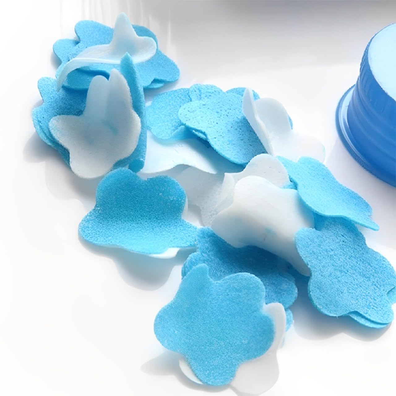 Upgraded Paper Soap | 24 Pcs | Disposable Mini Soap Paper | Flower Design Tube Shape Bottle Paper Soap For Travel | Portable Flower Tube Petals | Paper Soap For Travelling (Flower Soap, Pack of 24) - CARTitCARTitCARTit
