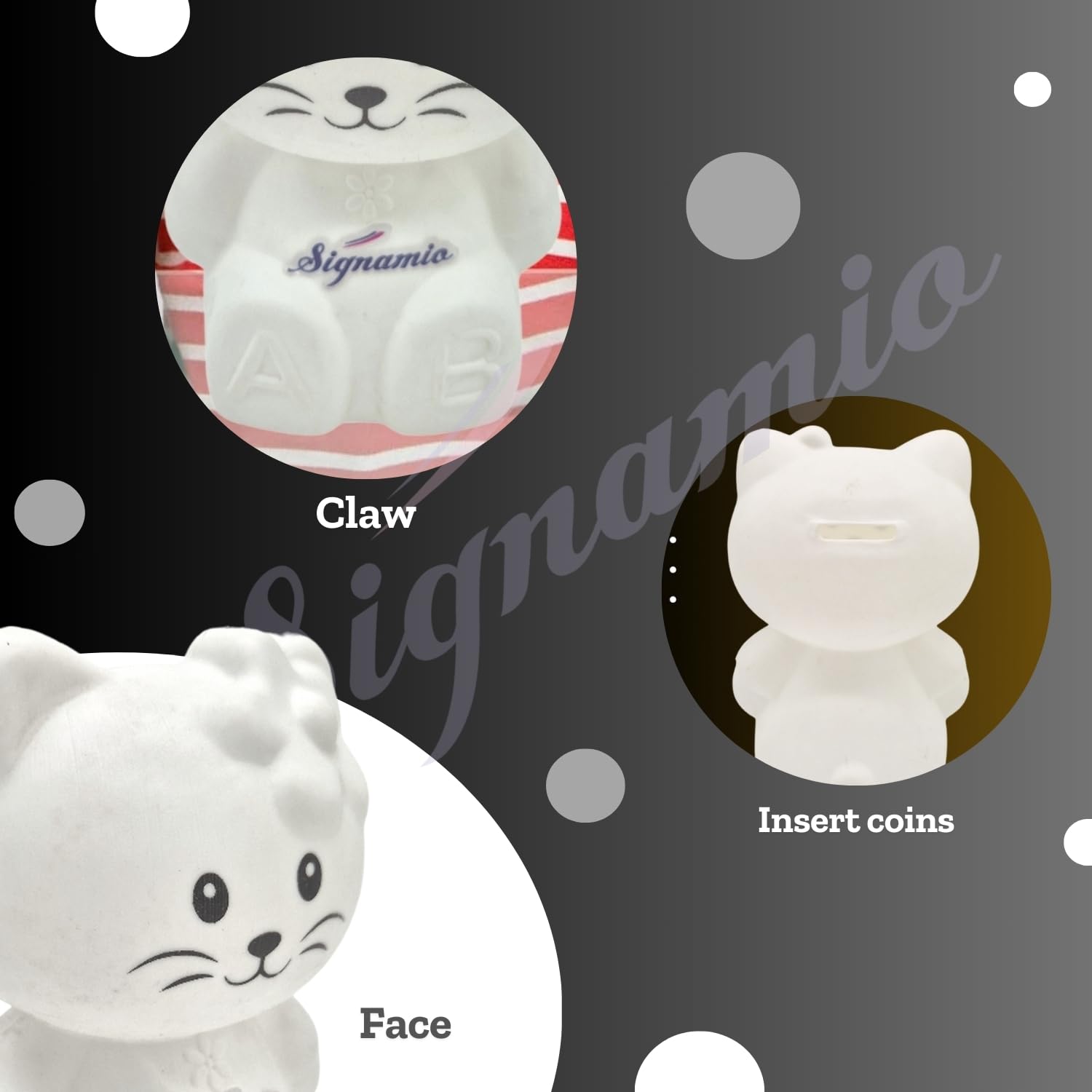 Piggy Bank for Girls and Boys Charming Money Box, Kiddy and Mini Bank, Perfect Savings Coin Box and Gullak for Kids - CARTitCARTitCARTit