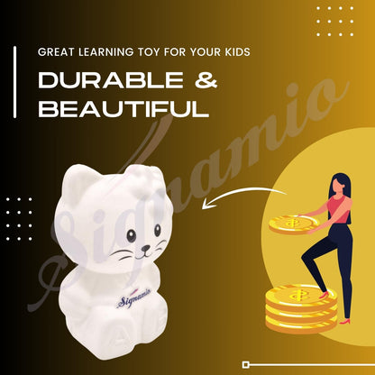 Piggy Bank for Girls and Boys Charming Money Box, Kiddy and Mini Bank, Perfect Savings Coin Box and Gullak for Kids - CARTitCARTitCARTit