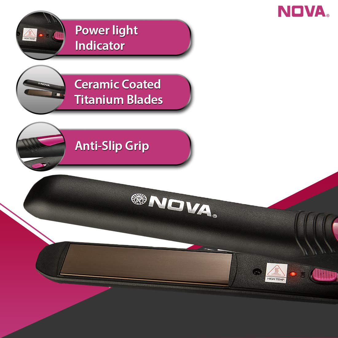Nova Straightener SX - 8006 - CARTitCARTitCARTit