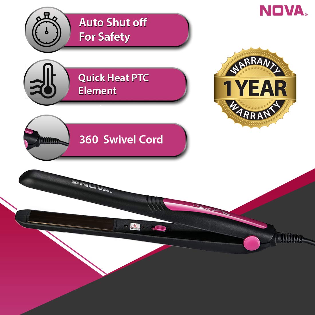 Nova Straightener SX - 8006 - CARTitCARTitCARTit