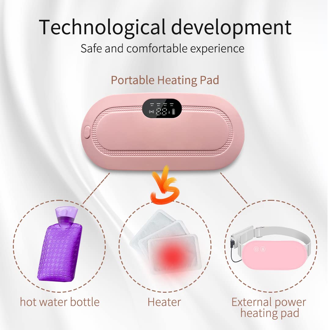 Portable USB Mini Fan | 3 - Speed Rechargeable Battery Operated Desk Fan | Lightweight & Silent Cooling Fan for Home, Office & Travel – Pink - CARTitCARTitCARTit