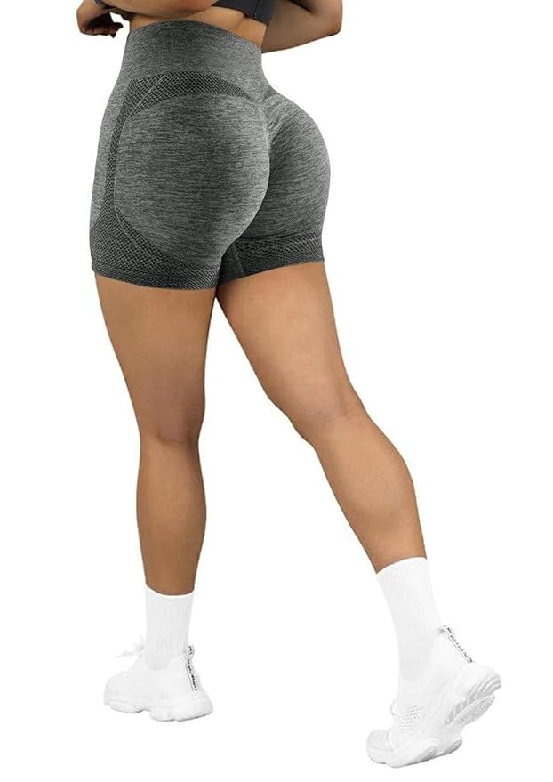 Shoppy Villa Women's High Waisted Yoga Shorts – Spandex Workout & Shapewear Booty Scrunch Shorts for Gym, Fitness, Running & Yoga - CARTitCARTitCARTit