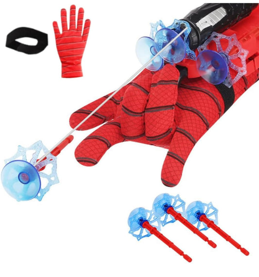 Spider Web Shooters Toy for Kids – Hero Launcher Wrist Toy Set | Fun & Educational | Sticky Wall Soft Bomb for Cosplay & Interactive Play | Birthday Gift (Pack of 1, Red) - CARTitCARTitCARTit