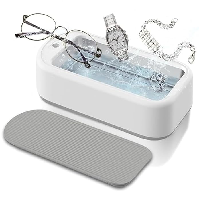 Ultra Sonic Jewelry & Glasses Cleaner – Professional 360° Ultrasonic Cleaning Machine with Low Noise, USB Powered, Portable for Rings, Earrings, Watches, Eyewear & More - CARTitCARTitCARTit