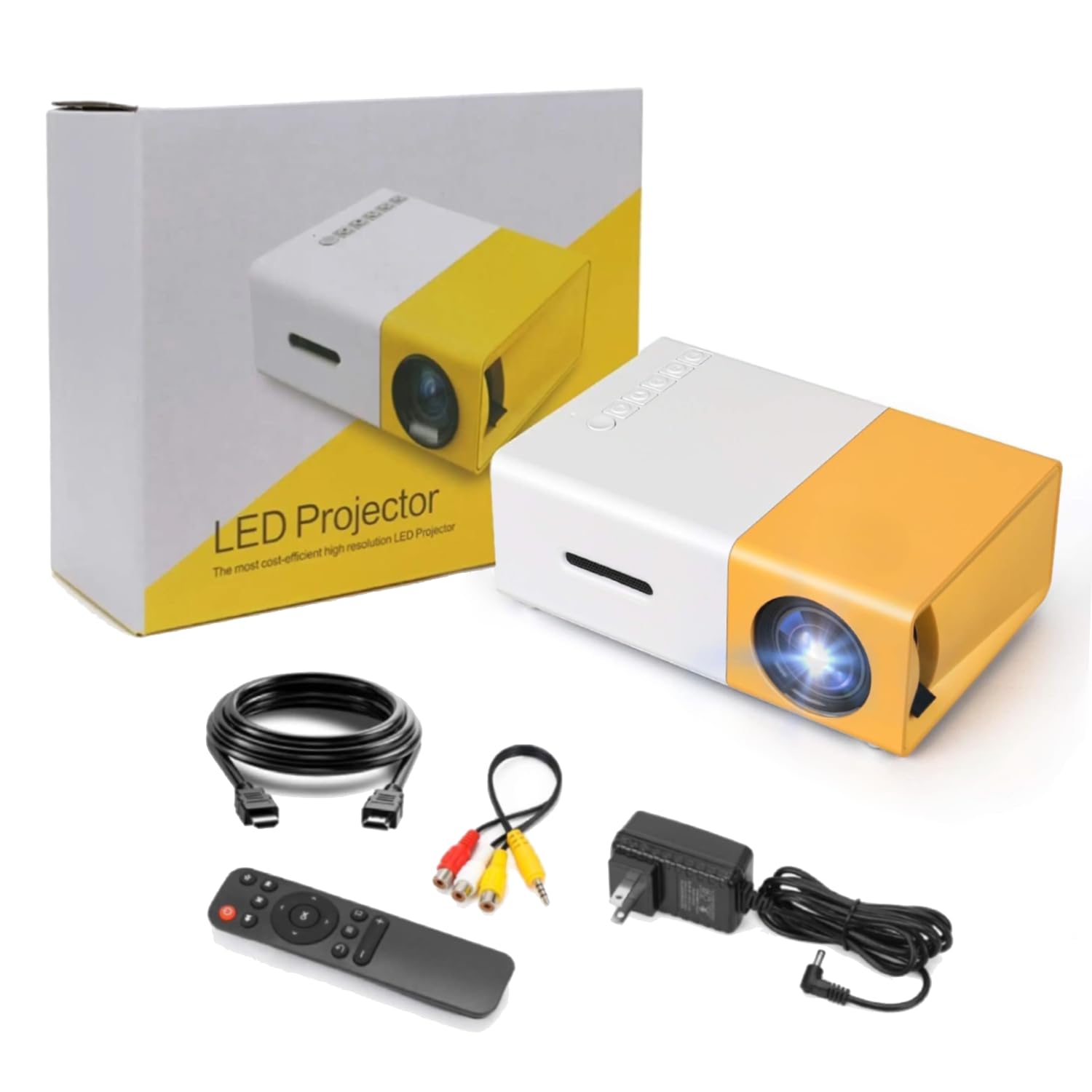 Pro Mini Projector – Portable HD Theater for Home, Kids & Travel - CARTitCARTitCARTit
