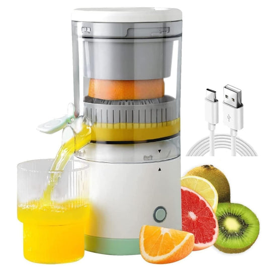 Electric Orange Juicer Machine – Wireless Citrus Press Juicer, Manual Mosambi Juice Maker, Instant Juice Machine (200ML, 45W Mini Portable) - CARTitCARTitCARTit