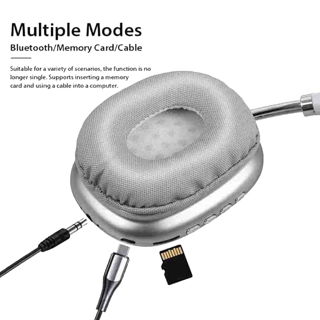 P9 Wireless Over - Ear Bluetooth Headphones | Hi - Fi Sound, Foldable Design, Built - in Mic, Deep Bass, Comfortable Earpads - CARTitCARTitCARTit