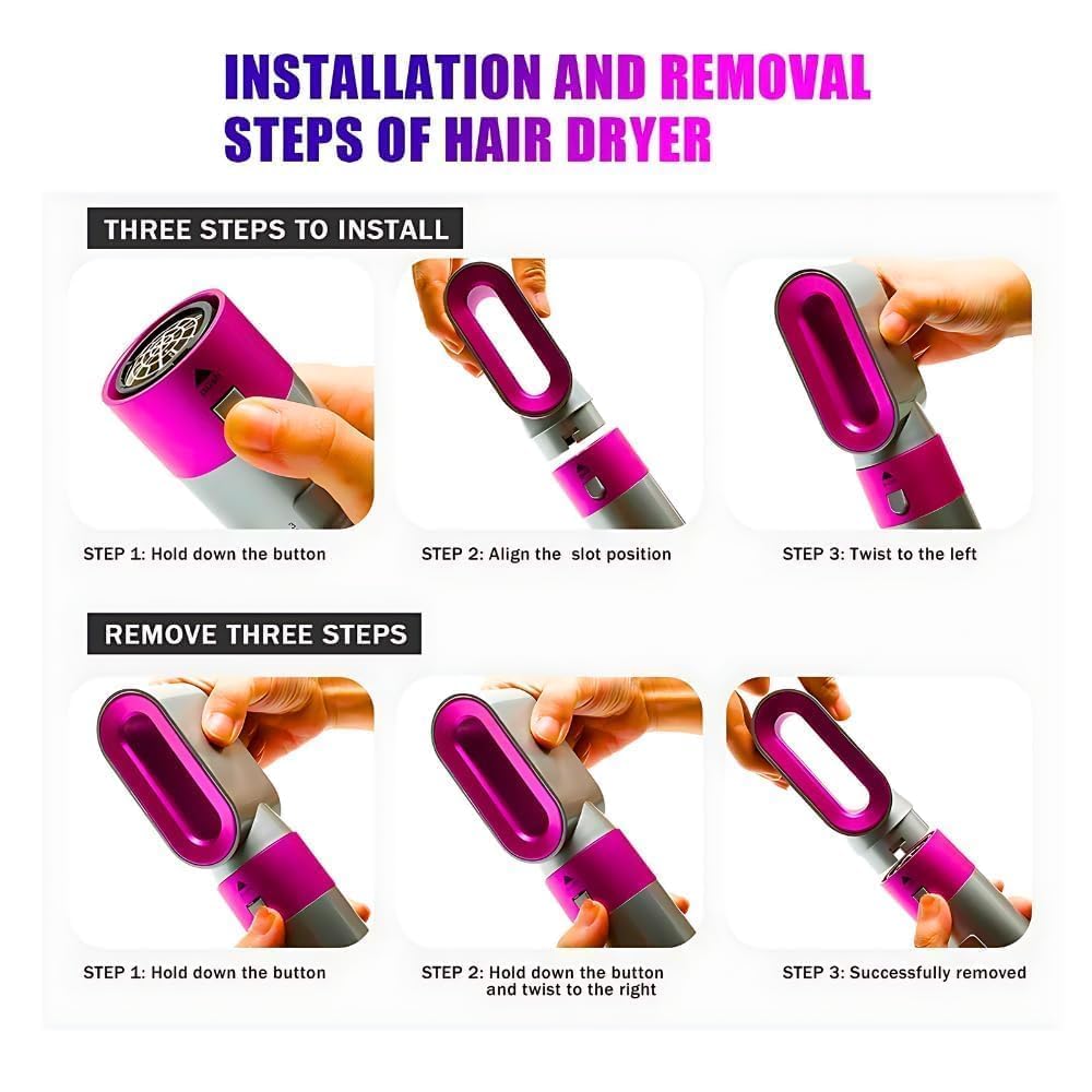 5 - in - 1 Hot Air Styler – Your All - in - One Hair Tool - CARTitCARTitCARTit