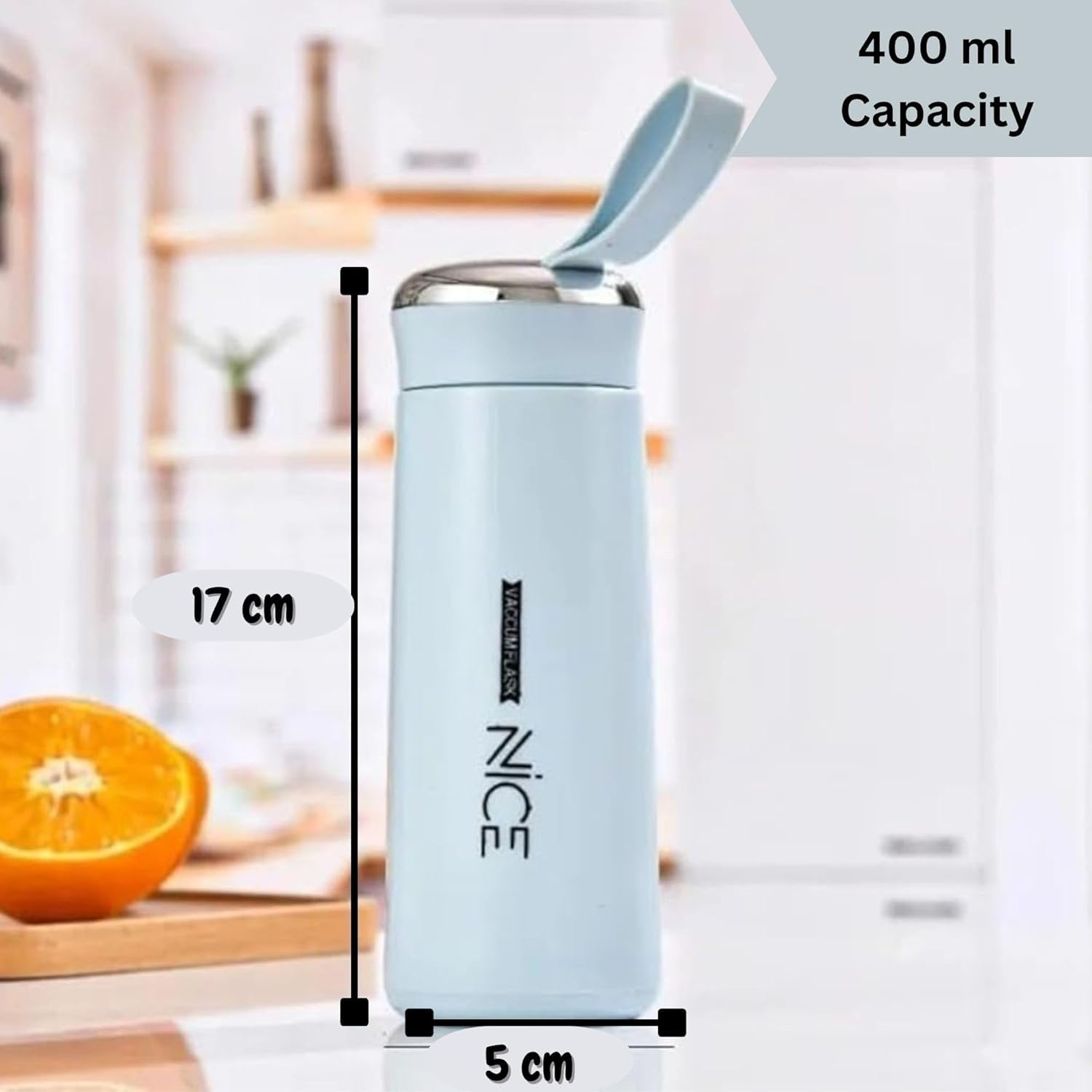 Nice Premium Glass & Plastic Water Bottle – 400ml Leak - Proof, Portable & Stylish Travel Flask - CARTitCARTitCARTit