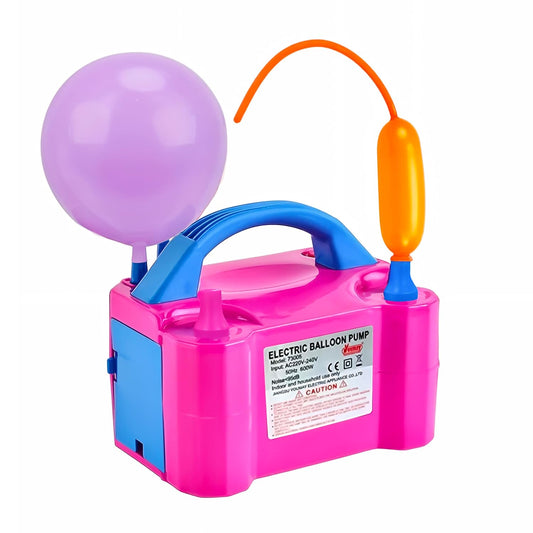 Party Propz 220V 600W Dual Nozzle Electric Air Balloon Pump Machine - Pack of 1 Electric Balloon Pump Machine | Balloon Blower Machine | Balloon Pumper | Balloon Inflator Pump Electric (Pink) - CARTitCARTitCARTit