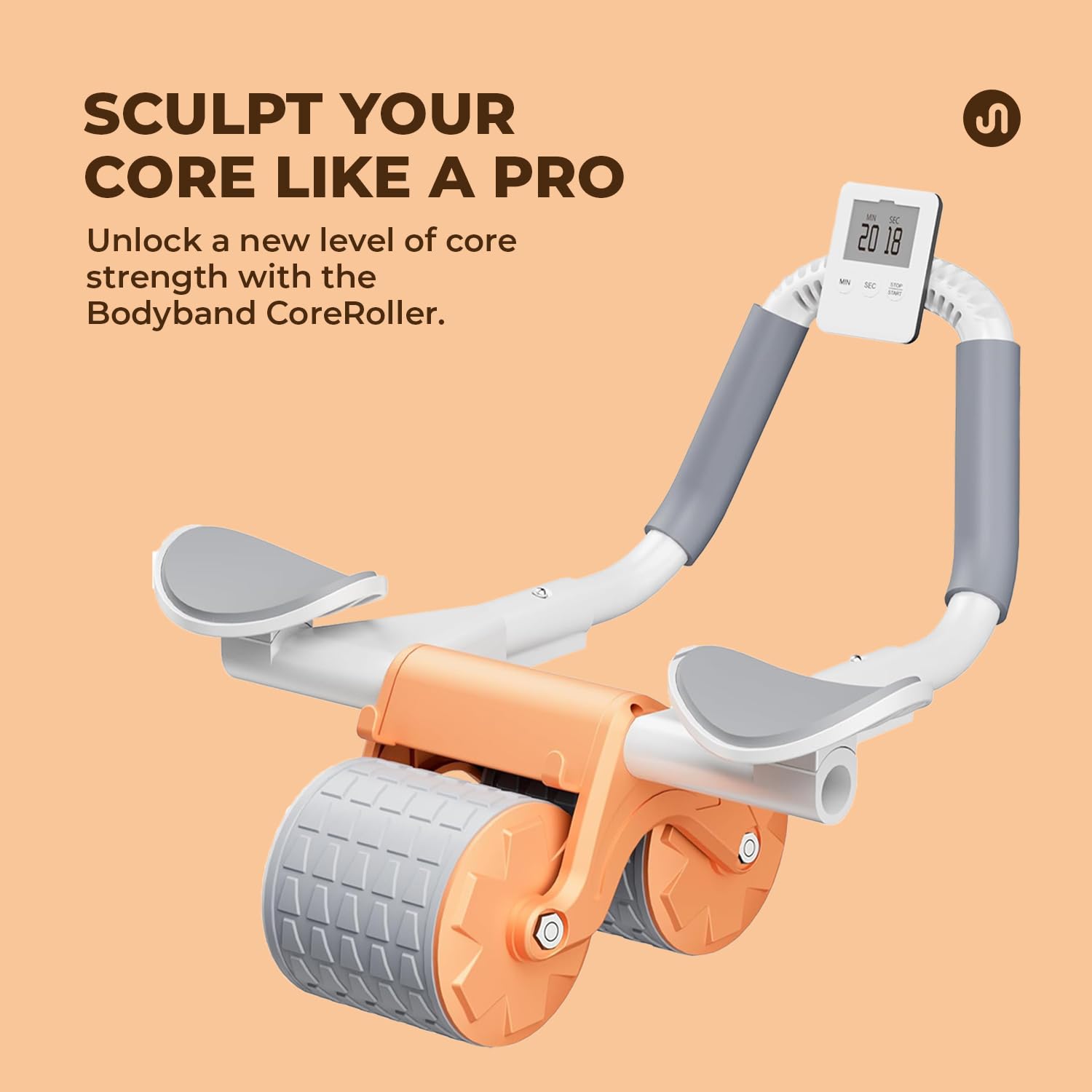 ABSolute Ab Roller – Automatic Rebound Ab Wheel for Men & Women | Home & Gym Ab Workout Equipment with Knee Mat - CARTitCARTitCARTit