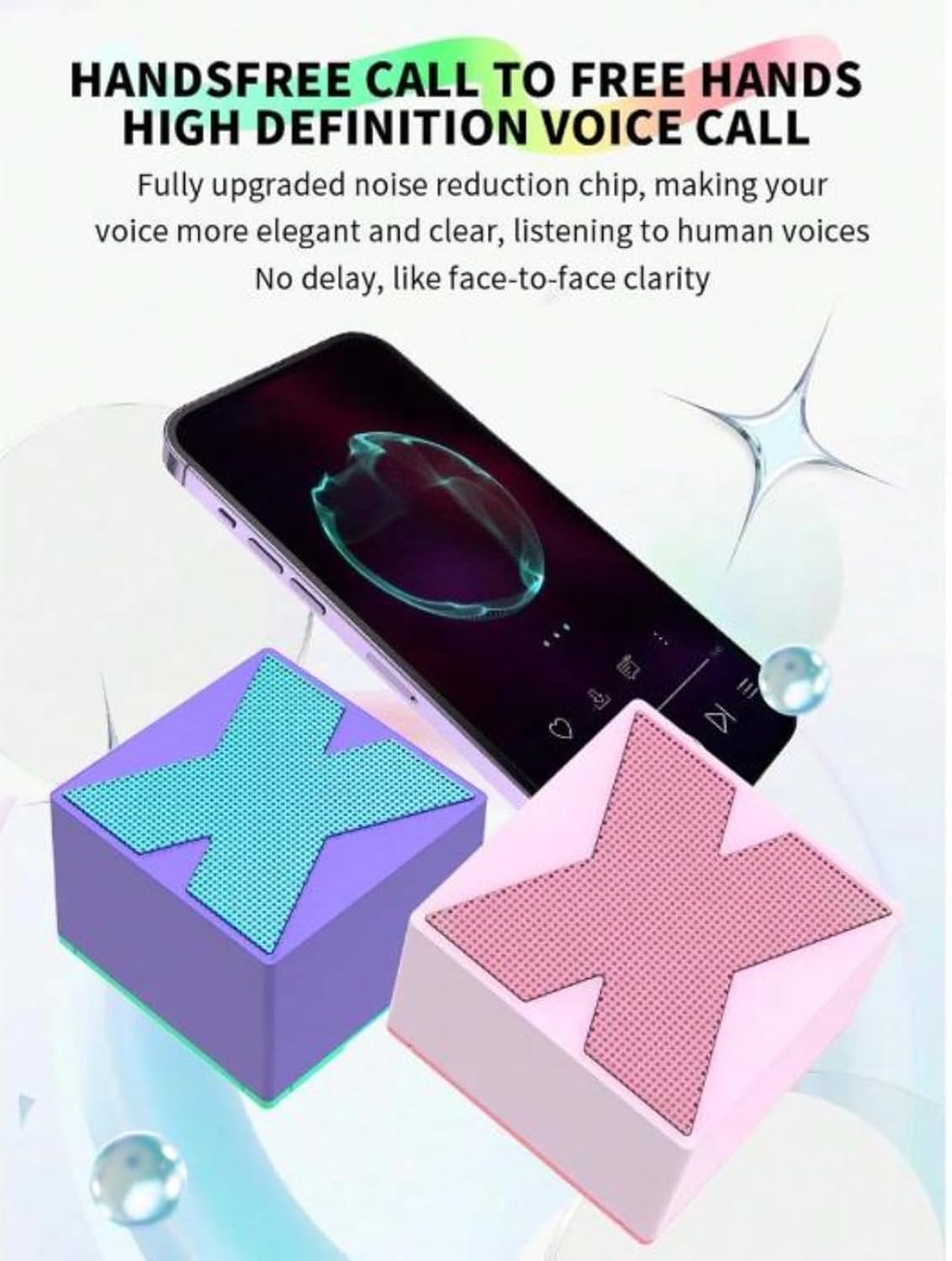 X1 Mini 5W Wireless Bluetooth Mini Speaker with Loud Sound, 40mm Driver, Bluetooth V5.1 Strong Connectivity, Pocket Friendly Design, with Inbuilt MIC for Call Function for Android & iOS - CARTitCARTitCARTit