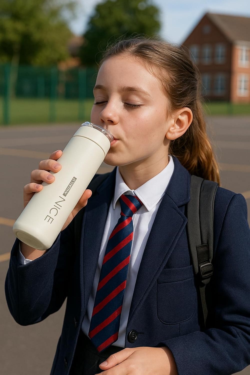 Nice Premium Glass & Plastic Water Bottle – 400ml Leak - Proof, Portable & Stylish Travel Flask - CARTitCARTitCARTit