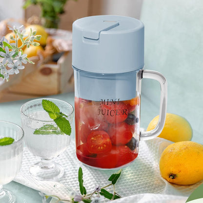 Multifunctional Portable Juicer Cup with Straw | 420ml | USB Rechargeable | Travel - Friendly Mini Blender for Smoothies & Juices - CARTitCARTitCARTit