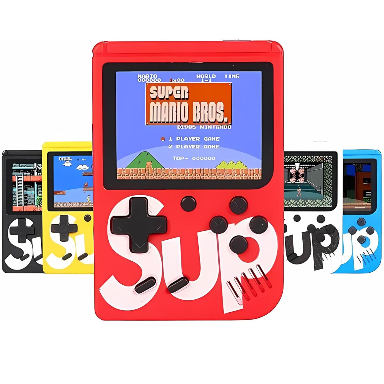 Sup 400 in 1 Handheld Mini Retro Video Game Box Also Connect with TV Option for Kids with Games Like Super Mario Bros Contra Islander Bomber Man Etc. (Color As Per Availability) - CARTitCARTitCARTit