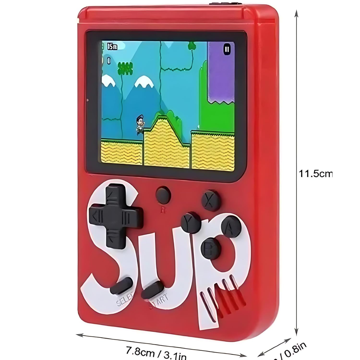 Sup 400 in 1 Handheld Mini Retro Video Game Box Also Connect with TV Option for Kids with Games Like Super Mario Bros Contra Islander Bomber Man Etc. (Color As Per Availability) - CARTitCARTitCARTit