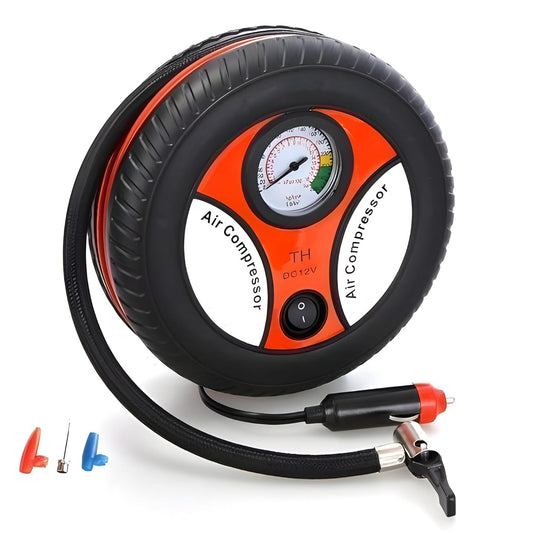 Portable Tire Air Compressor – Heavy - Duty Car Tire Inflator with Digital Display, Compact Electric Air Pump for Vehicle Tires, High - Power Automotive Tire Pressure Inflator - CARTitCARTitCARTit