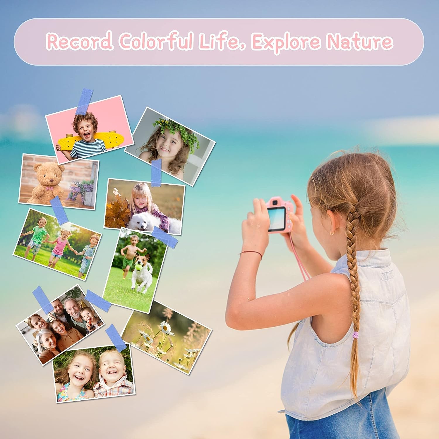 Digital Camera for Kids – Ages 4 - 14 | HD Photo & Video | Rose Pink - CARTitCARTitCARTit