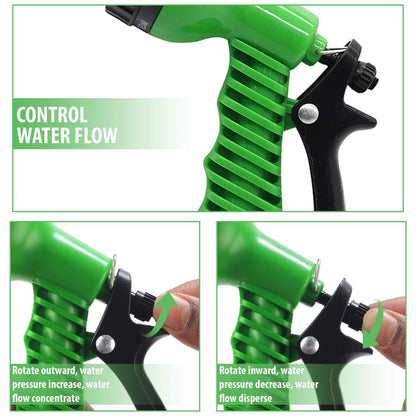 7 - Pattern High Pressure Garden Hose Nozzle – Heavy - Duty Water Spray Gun with Leak - Proof Metal Grip & Lock, Ideal for Gardening, Car & Pet Washing - CARTitCARTitCARTit