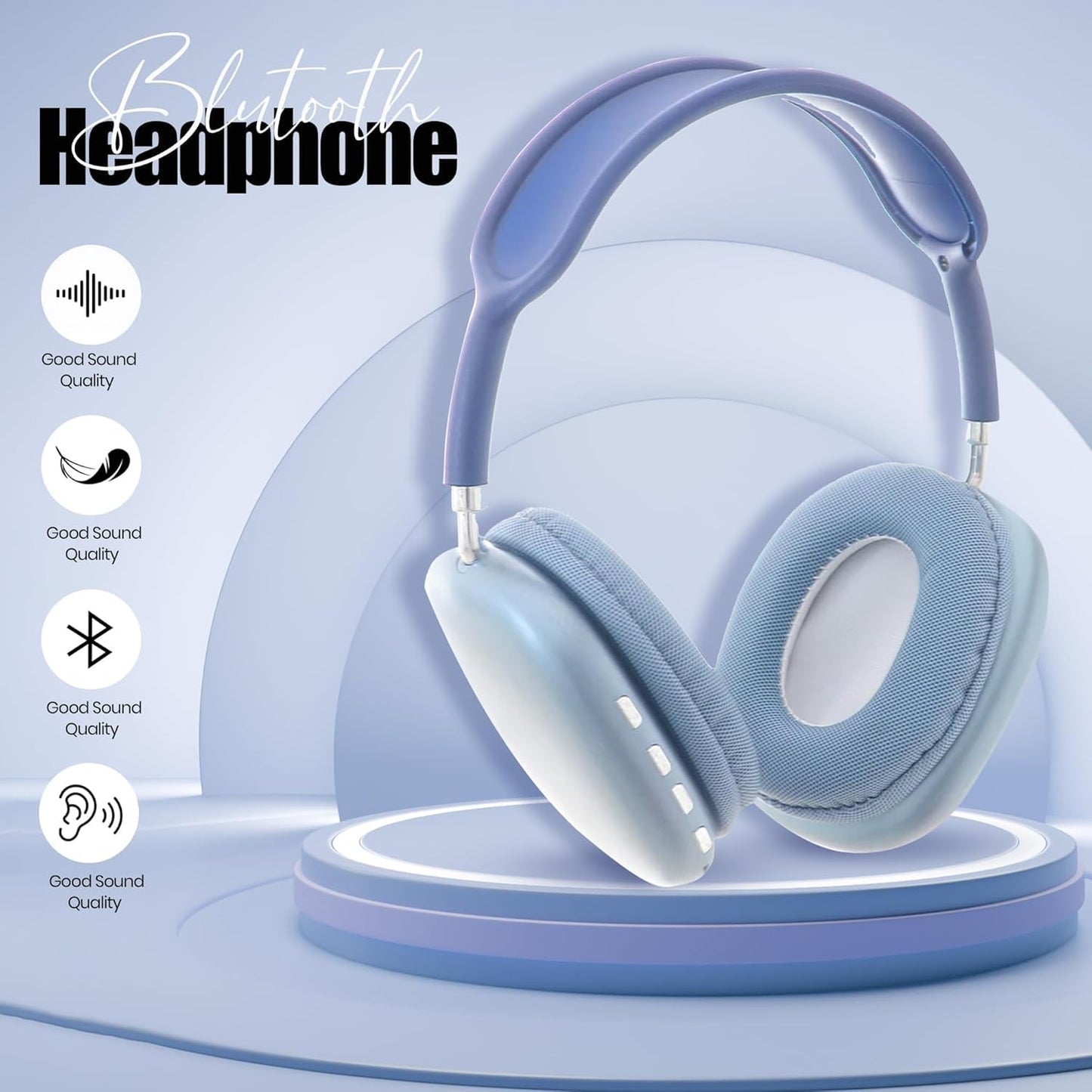 P9 Wireless Over - Ear Bluetooth Headphones | Hi - Fi Sound, Foldable Design, Built - in Mic, Deep Bass, Comfortable Earpads - CARTitCARTitCARTit