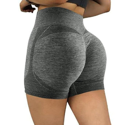 Shoppy Villa Women's High Waisted Yoga Shorts – Spandex Workout & Shapewear Booty Scrunch Shorts for Gym, Fitness, Running & Yoga - CARTitCARTitCARTit
