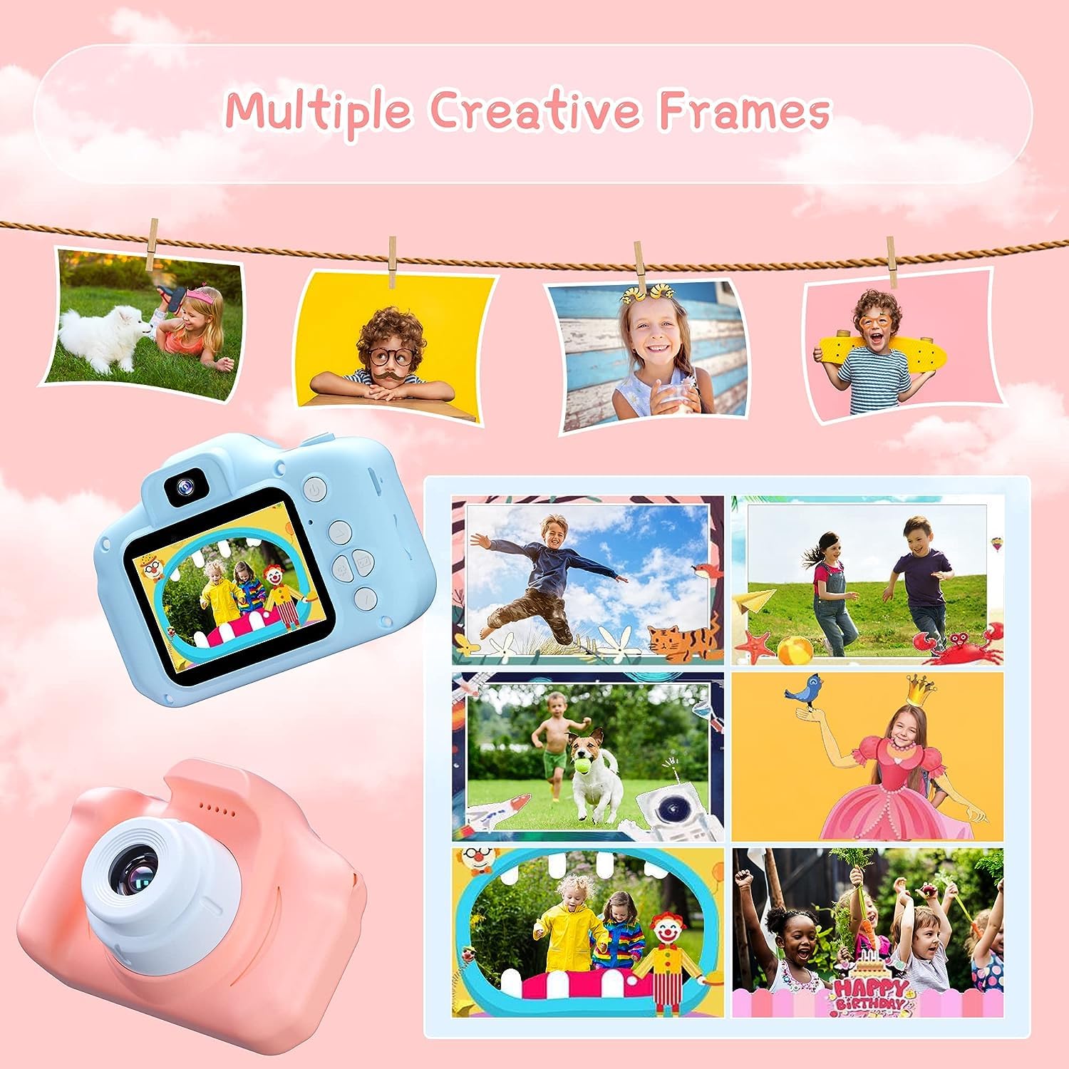 Digital Camera for Kids – Ages 4 - 14 | HD Photo & Video | Rose Pink - CARTitCARTitCARTit